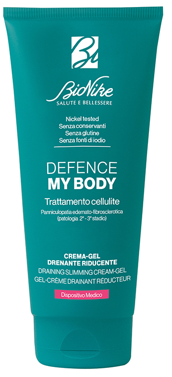 DEFENCE MY BODY TRATTAMENTO CELLULITE CREMA-GEL DRENANTE RIDUCENTE 75 ML - Farmacia De Pasquale