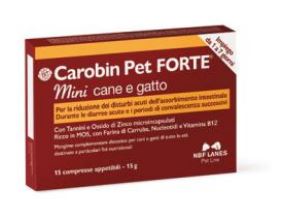 CAROBIN PET FORTE MINI 15 COMPRESSE - Farmacia De Pasquale