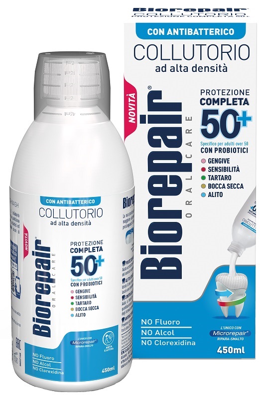 BIOREPAIR COLLUTORIO PROTEZIONE COMPLETA 50+ 450 ML - Farmacia De Pasquale