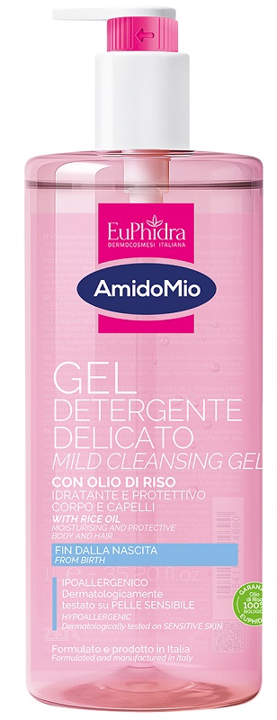 EUPHIDRA AMIDOMIO GEL DETERGENTE DELICATO 1000 ML - Farmacia De Pasquale