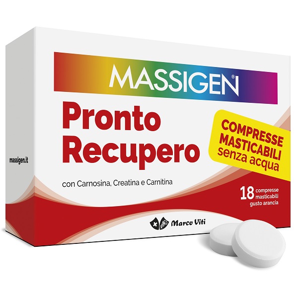 MASSIGEN PRONTO RECUPERO 18 COMPRESSE MASTICABILI - Farmacia De Pasquale