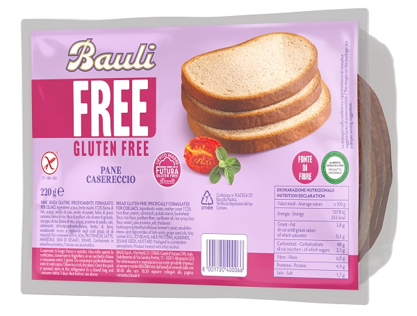 BAULI FREE PANE CASERECCIO 220 G - Farmacia De Pasquale
