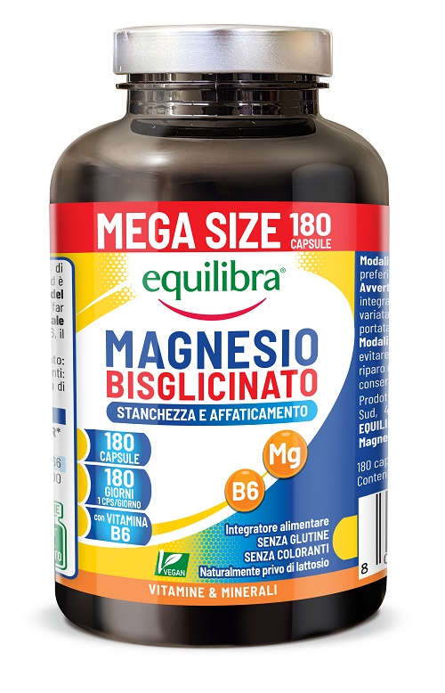 EQUILIBRA MAGNESIO BISGLICINATO 180 CAPSULE - Farmacia De Pasquale
