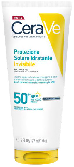 CERAVE PROTEZIONE SOLARE IDRATANTE INVISIBILE SPF50+ 177 ML - Farmacia De Pasquale