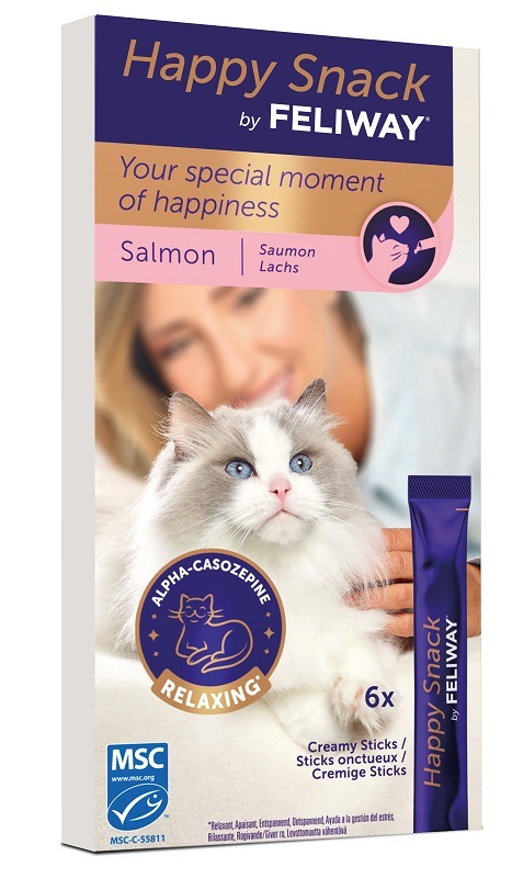 FELIWAY HAPPY SNACK SALMONE 6 STICK - Farmacia De Pasquale