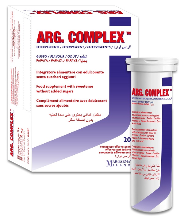 ARG COMPLEX 20 COMPRESSE EFFERVESCENTI - Farmacia De Pasquale