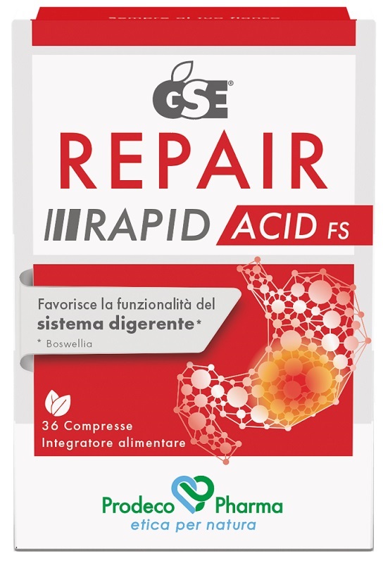 GSE REPAIR RAPID ACID FS 36 COMPRESSE - Farmacia De Pasquale