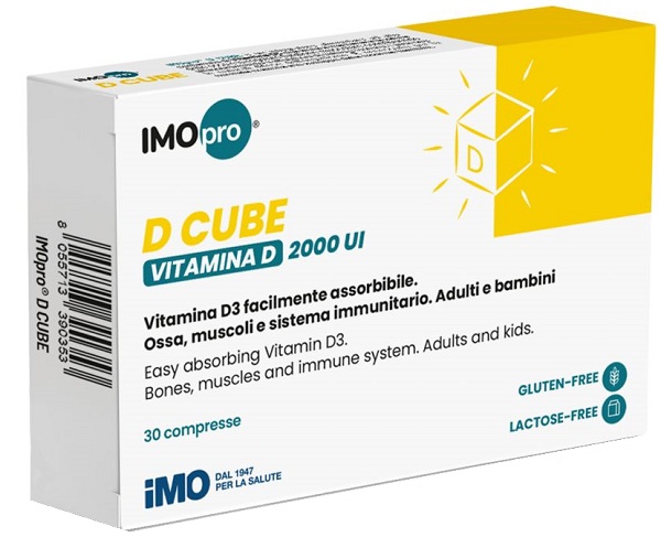 IMOPRO D CUBE 30 COMPRESSE 600 MG - Farmacia De Pasquale