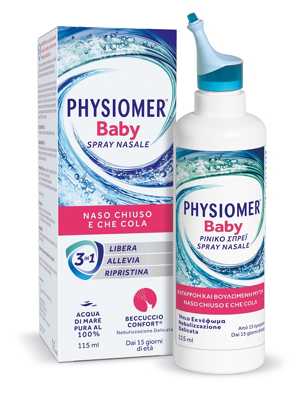SPRAY NASALE PHYSIOMER BABY 115 ML - Farmacia De Pasquale