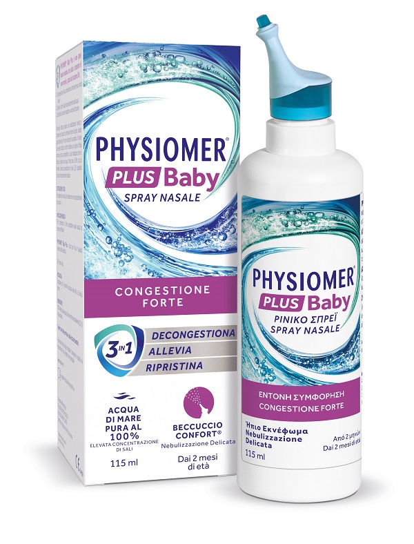 SPRAY NASALE PHYSIOMER PLUS BABY 115 ML - Farmacia De Pasquale