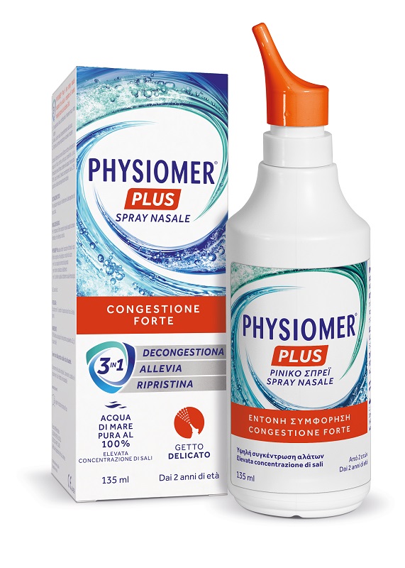 SPRAY NASALE PHYSIOMER PLUS GETTO DELICATO 135 ML - Farmacia De Pasquale