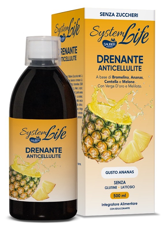 SAUBER DRENANTE ANTICELLULITE 500 ML - Farmacia De Pasquale