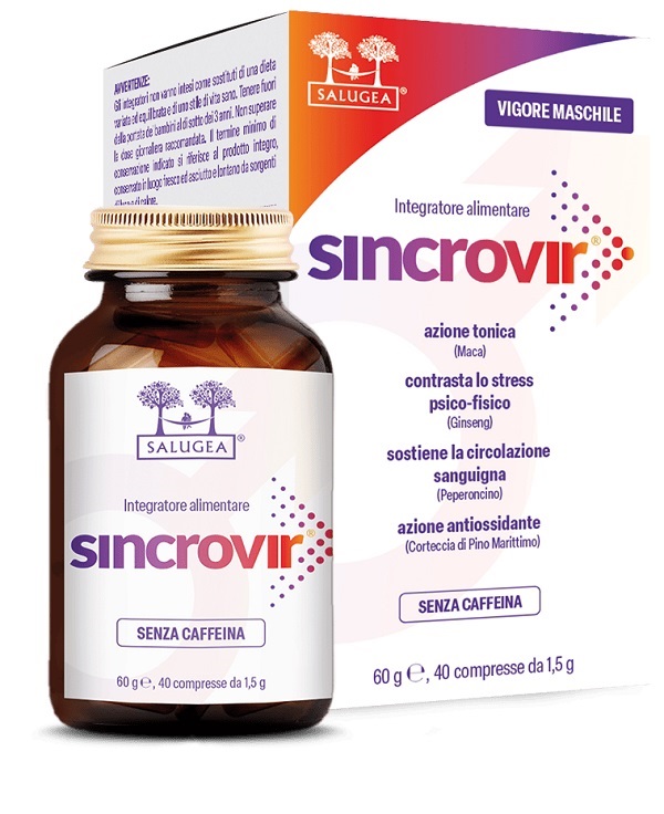 SINCROVIR SALUGEA 40 COMPRESSE 1,5 G FLACONE - Farmacia De Pasquale