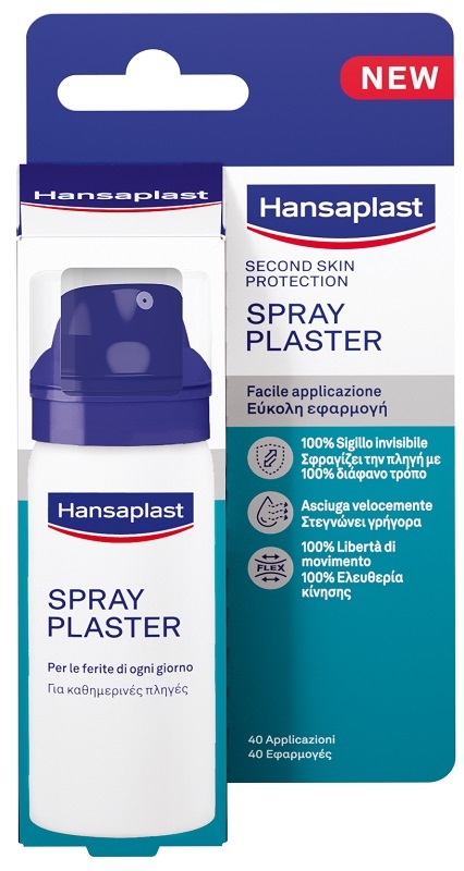 HANSAPLAST SECOND SKIN PROTECTION SPRAY PLASTER 40 ML - Farmacia De Pasquale