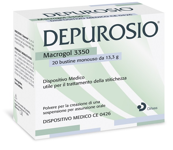 DEPUROSIO 20 BUSTINE DA 13,3 G SENZA GLUTINE SENZA LATTOSIO - Farmacia De Pasquale