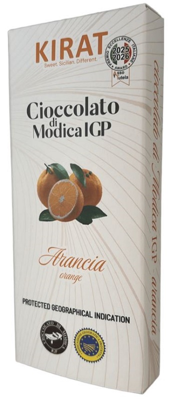 CIOCCOLATO DI MODICA IGP ARANCIA BENESSERE 50 G - Farmacia De Pasquale