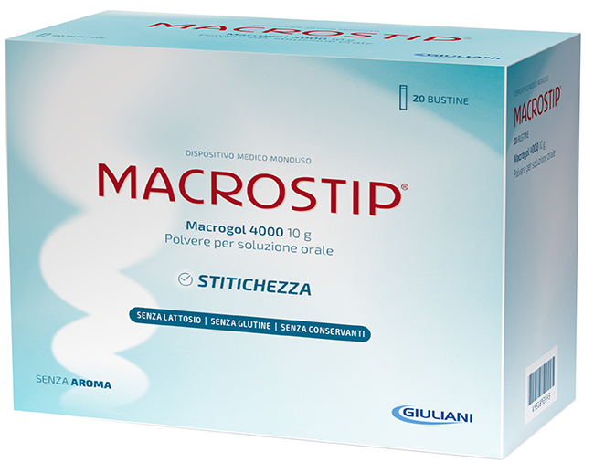 MACROSTIP 20 BUSTINE 10 G SENZA GLUTINE SENZA LATTOSIO - Farmacia De Pasquale