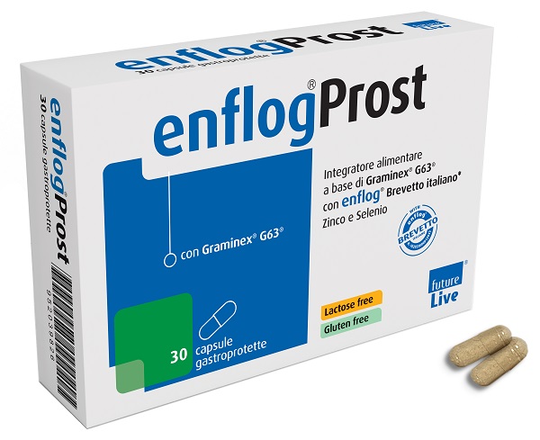 ENFLOGPROST 30 CAPSULE GASTROPROTETTE SENZA GLUTINE NATURALMENTE PRIVO DI LATTOSIO - Farmacia De Pasquale