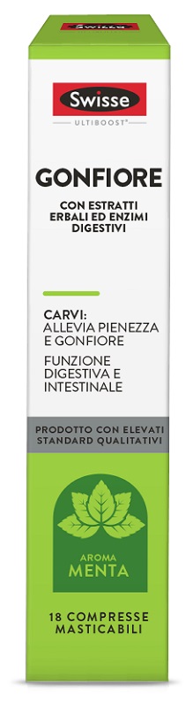 SWISSE GONFIORE 18 COMPRESSE MASTICABILI - Farmacia De Pasquale
