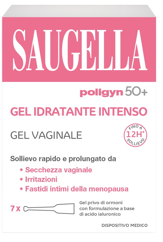 SAUGELLA POLIGYN 50+ GEL IDRATANTE INTENSO 7 TUBETTI MONODOSE DA 4 ML - Farmacia De Pasquale