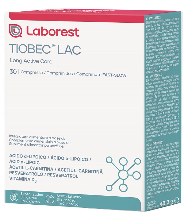 TIOBEC LAC 30 COMPRESSE - Farmacia De Pasquale