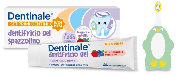 DENTINALE PRIMI DENTINI SET 1 DENTIFRICIO 50 G + 1 SPAZZOLINO - Farmacia De Pasquale