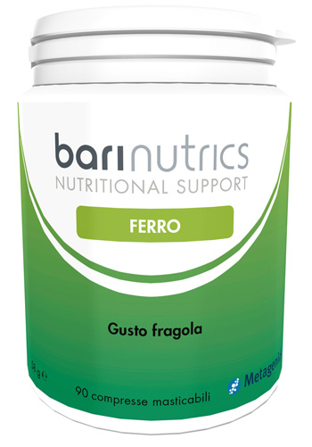 BARINUTRICS FERRO FRAGOLA ITA 90 COMPRESSE - Farmacia De Pasquale
