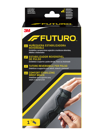 TUTORE PER POLSO REVERSIBILE FUTURO NERO 1 PEZZO - Farmacia De Pasquale