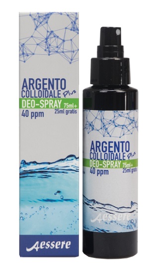 ARGENTO COLLOIDALE PLUS DEODORANTE SPRAY 75 ML + 25 ML - Farmacia De Pasquale