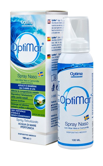 OPTIMAR SPRAY NASO ALOE CAMOMILLA 100 ML - Farmacia De Pasquale