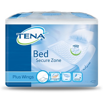 TRAVERSA PER INCONTINENZA TENA BED PLUS RIMBOCCABILE 80X180 CM PLUS 20 PEZZI - Farmacia De Pasquale