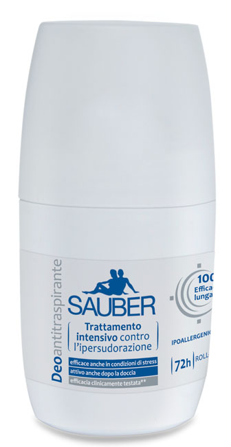 SAUBER ANTITRASPARANTE 72 ORE ROLL-ON - Farmacia De Pasquale