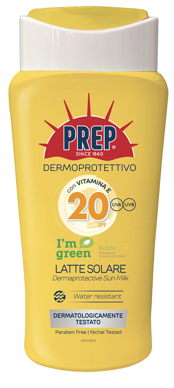 PREP DERMOPROTETTIVO LATTE SOLARE SPF20 200 ML - Farmacia De Pasquale