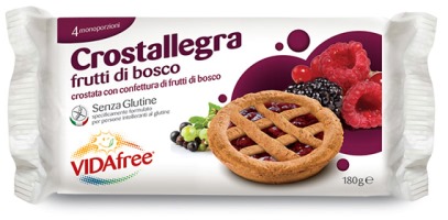 VIDAFREE CROSTALLEGRA FRUTTI DI BOSCO 180 G - Farmacia De Pasquale