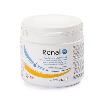 RENAL N MANGIME COMPLEMENTARE PER CANI E GATTI BARATTOLO 240 G - Farmacia De Pasquale