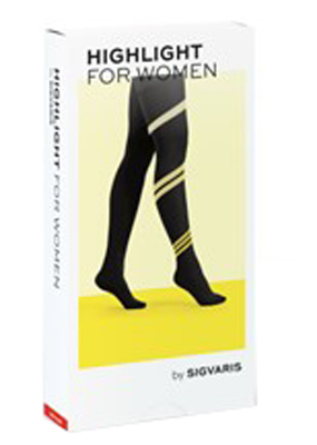 SIGVARIS HIGHLIGHT WOMEN COLLANT LUNGO PUNTA CHIUSA BLACK M - Farmacia De Pasquale
