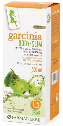 GARCINIA BODY SLIM GUSTO FRUTTI DI BOSCO 500 ML - Farmacia De Pasquale