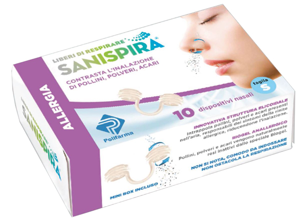 SANISPIRA ALLERGIA DISPOSITIVO NASALE 10 PEZZI TAGLIA L - Farmacia De Pasquale