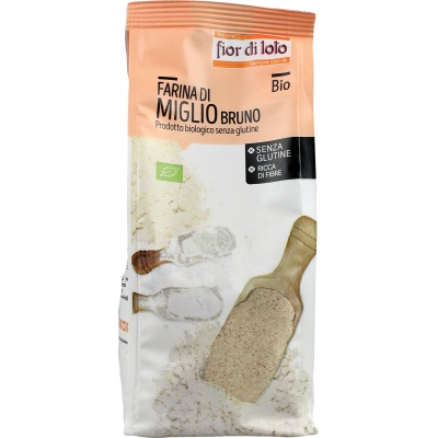 FARINA MIGLIO BRUNO SENZA GLUTINE BIO 375 G - Farmacia De Pasquale