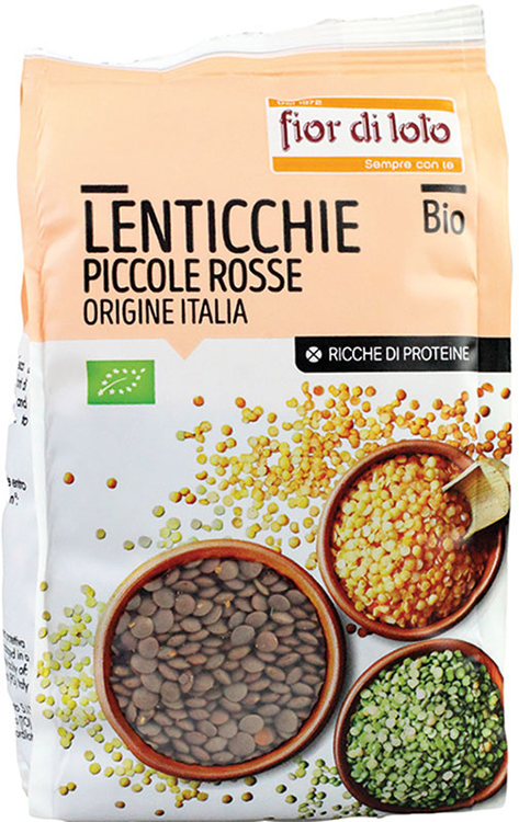 LENTICCHIE PICCOLE ROSSE ITALIA BIO 400 G - Farmacia De Pasquale