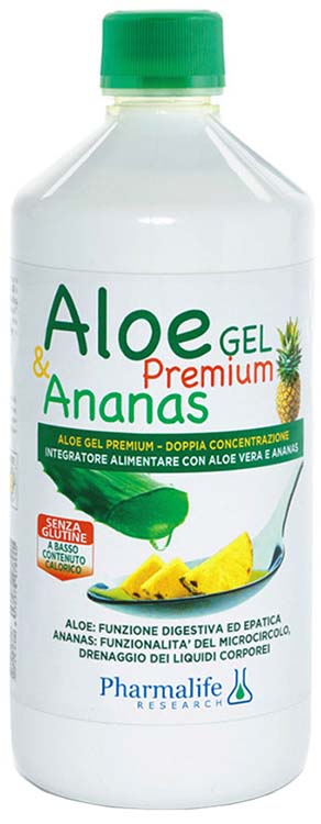 ALOE GEL PREMIUM & ANANAS 1 LITRO - Farmacia De Pasquale