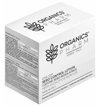 ORGANICS PHARM SEBO CONTROL LOTION NEEM-EUCALYPTUS-ALPAFLOR 6 FIALE DA 6 ML - Farmacia De Pasquale