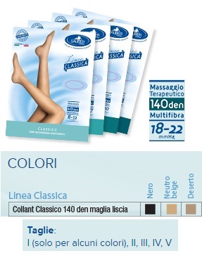 SAUBER COLLANT 140 DENARI MAGLIA LISCIA NERO 3 LINEA CLASSICA - Farmacia De Pasquale