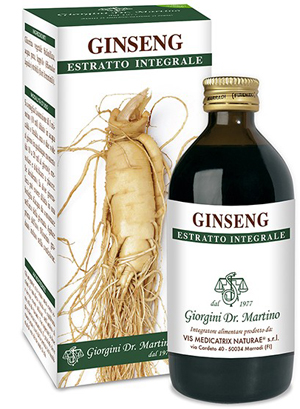 GINSENG ESTRATTO INTEGRALE 200 ML - Farmacia De Pasquale