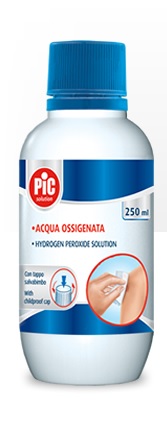 PIC SOLUTION ACQUA OSSIGENATA 10 VOLUMI PEROSSIDO DI IDROGENO 3% 250 ML - Farmacia De Pasquale