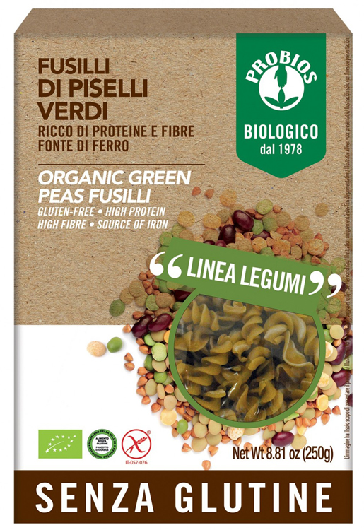 PROBIOS SPECIALITA' DI PISELLI VERDI FUSILLI 250 G - Farmacia De Pasquale