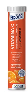 ERGOVIS VIT C 1000MG 20 COMPRESSE EFFERVESCENTI - Farmacia De Pasquale