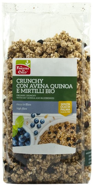 CRUNCHY CON AVENA QUINOA E MIRTILLI - Farmacia De Pasquale