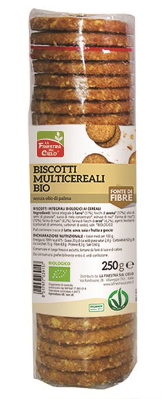 BISCOTTI MULTICEREALI 250 G - Farmacia De Pasquale