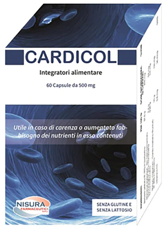 CARDICOL 60 CAPSULE DA 500 MG - Farmacia De Pasquale